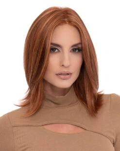 Lisa Wig By Envy | Human Hair/Synthetic Blend -Wig Discount Store 5Lisa LighterRed 787 OL