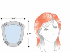 Long Top Piece By Rene Of Paris -Wig Discount Store 752 LongTP illust