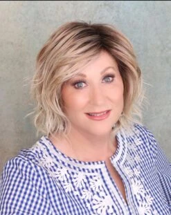 Anima Wig By Ellen Wille | Mono Crown -Wig Discount Store AnimaSandyBlondeRootedfront