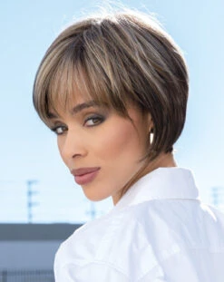 Audrey Wig By Rene Of Paris -Wig Discount Store Aubrey ChocolateFrost4017