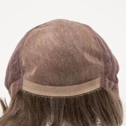 Aubrey Wig By Envy | Mono Top | Human Hair Blend -Wig Discount Store AubreyFront DarkGrey