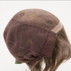 Aubrey Wig By Envy | Mono Top | Human Hair Blend -Wig Discount Store AubreySide DarkGrey