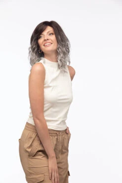 Avalon Wig By Estetica | Synthetic Wig -Wig Discount Store Avalon GRAYDIENTSTORM 037