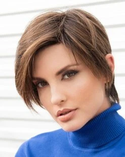 Billie Wig By Envy | Human Hair/Synthetic Blend -Wig Discount Store Billie AmarettoandCream 6399