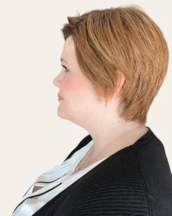 Billie Wig By Envy | Human Hair/Synthetic Blend -Wig Discount Store Billie Envy CreamedCoffee Left