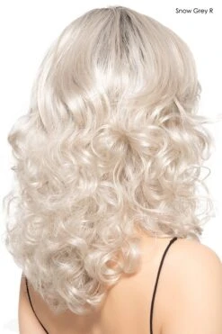 Breeze Wig By TressAllure | Synthetic -Wig Discount Store Breeze Snow Grey Rooted 1175 Edit