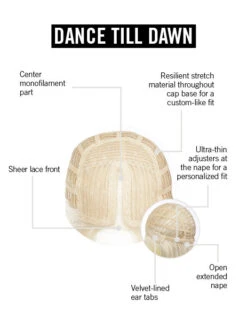 Dance Till Dawn Wig By Hairdo | Center Mono Part -Wig Discount Store DanceTillDawnCapConstruction