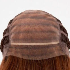 Danielle Wig By Envy | Mono Top | Human Hair | Synthetic Blend -Wig Discount Store DanielleFront LighterRed