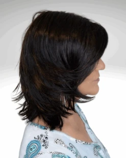 Ferrara Wig By Ellen Wille | Mono Part -Wig Discount Store EWFerraraDarkBrownMixside