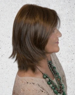 Amber Wig By Envy | Mono Top -Wig Discount Store EnvyAmberMediumBrownSide