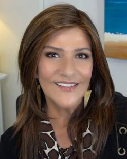 Ava Wig By Envy | Mono Part | Human Hair | Synthetic Blend 30 Ava Wig By Envy | Mono Part | Human Hair | Synthetic Blend -Wig Discount Store EnvyAvaChocolateCaramel