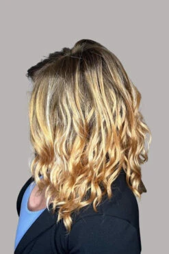 Avalon Wig By Estetica | Synthetic Wig -Wig Discount Store EsteticaAvalonGoldenGingerSIDE