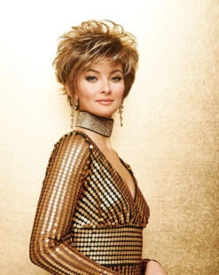 Gala Wig By Gabor | Large Cap -Wig Discount Store GB Gala GoldenAnniversary Model Front1 3108a28a f637 4fc2 bbfc d29d49e8d9e3