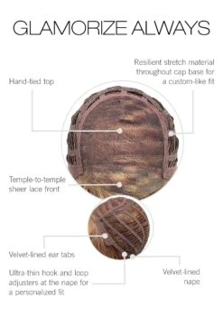 Glamorize Always Wig By Gabor | Hand-Tied Top -Wig Discount Store GB GlamorizeAlways CapConstruction