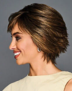 Make A Statement Wig By Gabor | Mono Part -Wig Discount Store GB MakeAStatement Model1 Side1