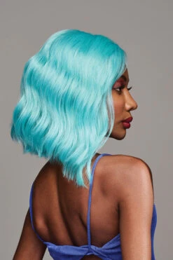 Blue Babe Wig By Hairdo | Heat-Friendly Synthetic -Wig Discount Store HD BlueBabe Model2 Side1
