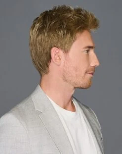 Dapper Men's Wig By HIM | Mono Crown -Wig Discount Store HIM Dapper Model Side2