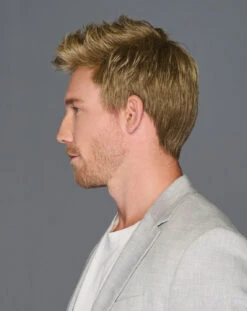 Dapper Men's Wig By HIM | Mono Crown -Wig Discount Store HIM Dapper Model Side3