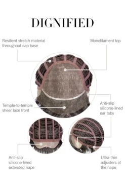 Dignified Men's Wig By HIM | Mono Top 29 Dignified Men's Wig By HIM | Mono Top -Wig Discount Store HIM Dignified CapConstruction