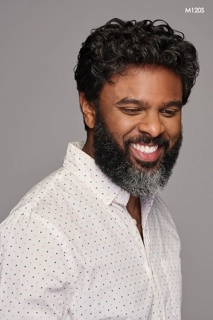 Dignified Men's Wig By HIM | Mono Top 4 Dignified Men's Wig By HIM | Mono Top - Image 2