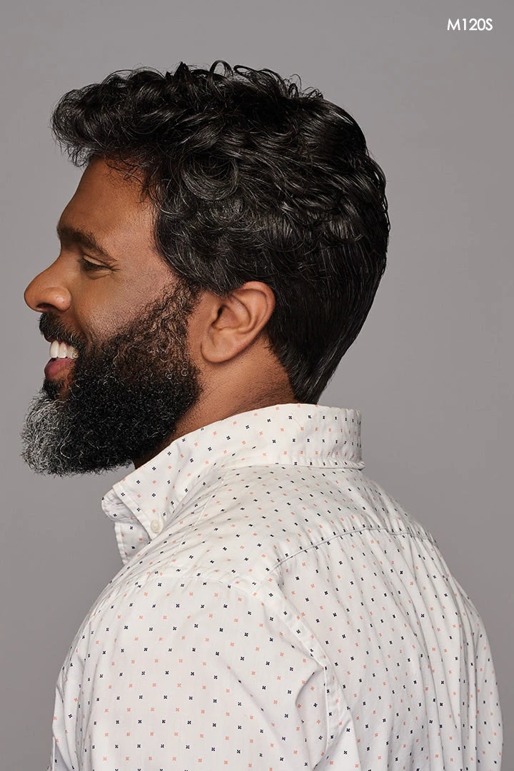 Dignified Men's Wig By HIM | Mono Top 7 Dignified Men's Wig By HIM | Mono Top - Image 5