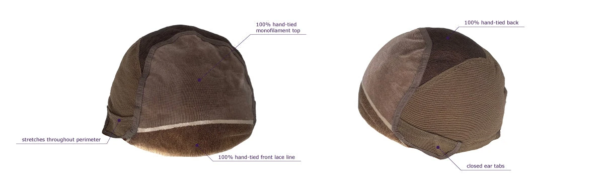 Celine Lace Front Line Wig By Estetica | Remy Human Hair 8 Celine Lace Front Line Wig By Estetica | Remy Human Hair - Image 6