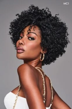 Aniyah Wig By Kim Kimble | Heat-Friendly Synthetic -Wig Discount Store KK Aniyah Model Front2