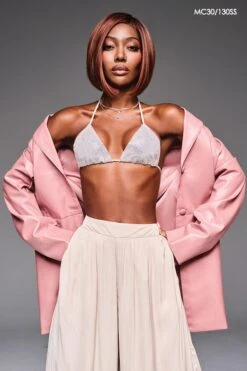 Hailey Wig By Kim Kimble | Heat-Friendly Synthetic -Wig Discount Store KK Hailey Model Front2