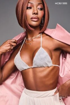 Hailey Wig By Kim Kimble | Heat-Friendly Synthetic -Wig Discount Store KK Hailey Model Front3