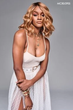 Jordan Wig By Kim Kimble | Heat-Friendly Synthetic 23 Jordan Wig By Kim Kimble | Heat-Friendly Synthetic -Wig Discount Store KK Jordan Model Front2