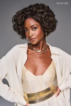 Tierra Wig By Kim Kimble | Heat-Friendly Synthetic -Wig Discount Store KK Tierra Model Front1