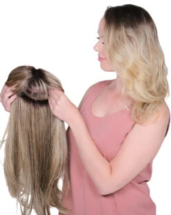 Clearance Topper | Lace Front Mono Top Bangs 19 Topper By BelleTress | Mono Part -Wig Discount Store LACEFRONTMONOTOPBANGS19 brownsugarsweetcream4 61db377b 93bb 4b03 a8ac 95d26b50ccf5