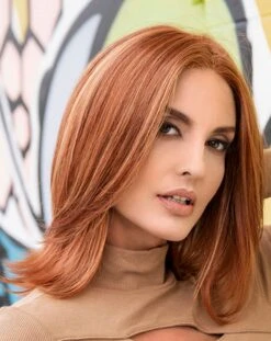 Lisa Wig By Envy | Human Hair/Synthetic Blend -Wig Discount Store Lisa LighterRed 6593 a8095011 2aa1 4376 9d2d 87f1bddb8894