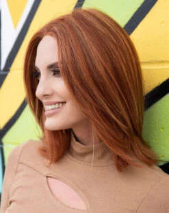 Lisa Wig By Envy | Human Hair/Synthetic Blend -Wig Discount Store Lisa LighterRed 6606