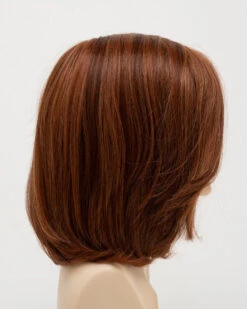 Lynsey Wig By Envy | Mono Top | Human Hair | Synthetic Blend -Wig Discount Store LynseyRightSide LighterRed