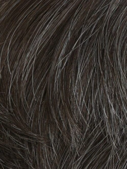 Chiseled Men's Wig By HIM | Mono Top -Wig Discount Store M34S Medium Brown With 10 Grey Blend