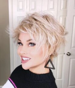 Flame Wig By Envy | Mono Crown | Human Hair | Synthetic Blend -Wig Discount Store PhotoJan02 23051PM