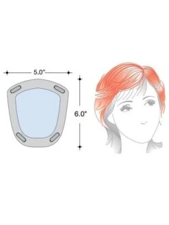 Modern Top Piece By Rene Of Paris -Wig Discount Store RP TP 525x700 5a383597 833c 47f9 b040 dcc026d8afa4