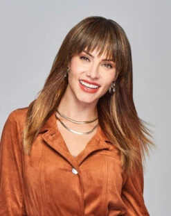 Beautiful Illusion Topper By Raquel Welch | Mono Top -Wig Discount Store RW BeautifulIllusion Model Front2