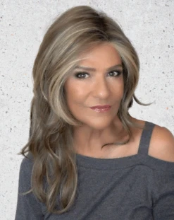 Stroke Of Genius Wig By Raquel Welch | Mono Part 29 Stroke Of Genius Wig By Raquel Welch | Mono Part -Wig Discount Store RWStrokeofGeniusRL9 24SSShadedIcedCafeLatte