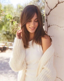 Remy Human Hair Topper 14" By Amore | Mono Top -Wig Discount Store Remy14TPDarkChocolate1