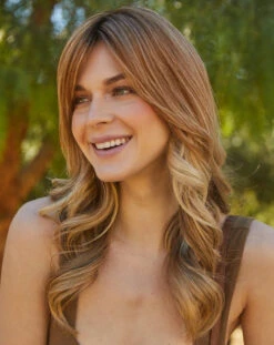 Remy Human Hair Topper 10" By Amore | Mono Top -Wig Discount Store RemyTP10HazenutCreamRoot10