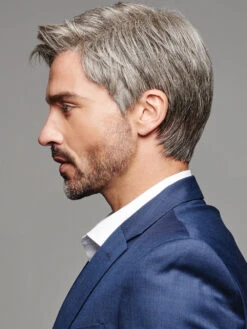 Reserved Men's Wig By HIM | Mono Crown -Wig Discount Store Reseved Side 1