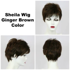 Sheila Large Wig By Godiva's Secret Wigs -Wig Discount Store Sheila Ginger Brown 01357.1458853208.1280.1280