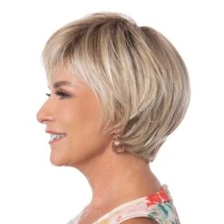 Contemporary Bob Wig By Toni Brattin | Large Cap 19 Contemporary Bob Wig By Toni Brattin | Large Cap -Wig Discount Store TB ContemporaryBob Model Side1 b7767af0 e911 46aa 8642 32dd4794220a