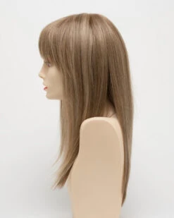Taryn Wig By Envy| Mono Top | Human Hair | Synthetic Blend -Wig Discount Store TarynLeftSide GingerCream