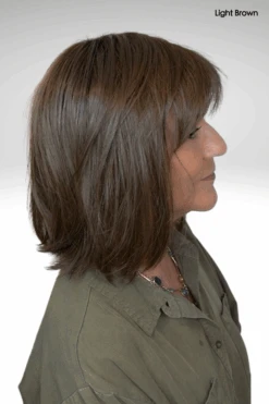 Whisper Wig By Toni Brattin | Heat-Friendly Synthetic -Wig Discount Store ToniBrattinWhisperLightBrownSide