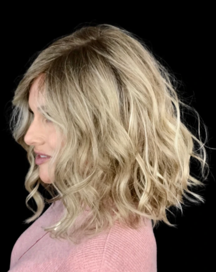 Emma Wig By Envy | Mono Part | Human Hair | Synthetic Blend 5 Emma Wig By Envy | Mono Part | Human Hair | Synthetic Blend - Image 3