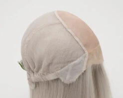 Zoey Wig By Envy | Mono Top | Human Hair | Synthetic Blend -Wig Discount Store ZoeySide LightGrey