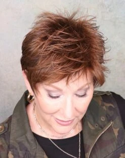 Bliss Wig By Ellen Wille | Mono Crown -Wig Discount Store blisscinnamonbrownlightedtop